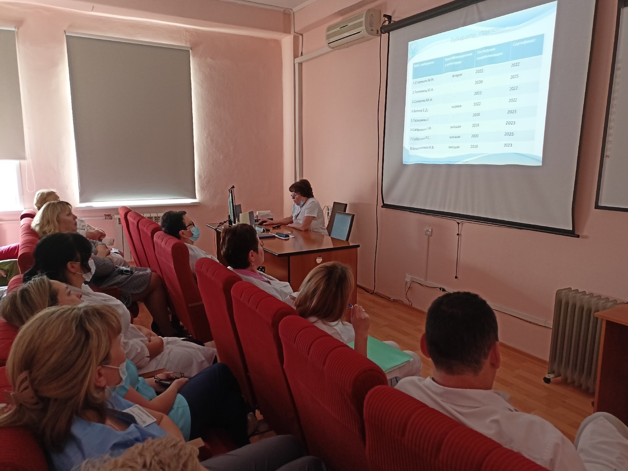 Заведующие отделениями в КГБУЗ «КМКБ № 4» продолжают отчитываться о работе в 2022 году. 