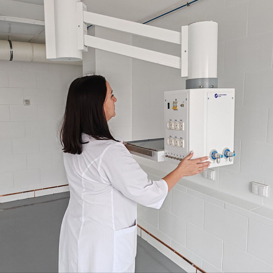 В Красноярской межрайонной клинической больнице № 4 продолжают готовить к открытию будущий ВРТ-центр